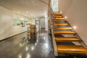 2-level polished concrete floors