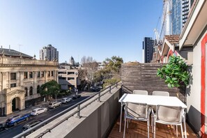 Balcony  overlooking the heart of Melbourne
