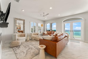 Living Area with Balcony