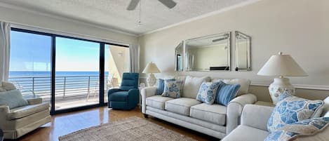 Living Room View to Balcony