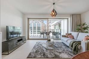 Beautiful living space with sunny terrace