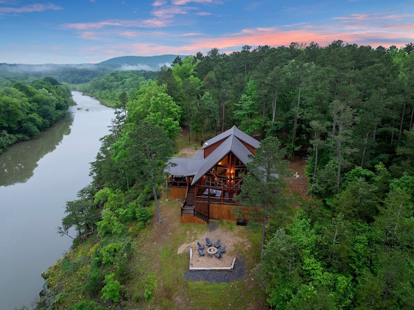 A truly remarkable and magical location right on the upper mountain fork river