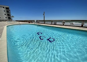 Outdoor resort pool