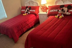 Bedroom 3 of 3 with two twin beds