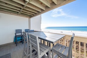 private balcony off living room