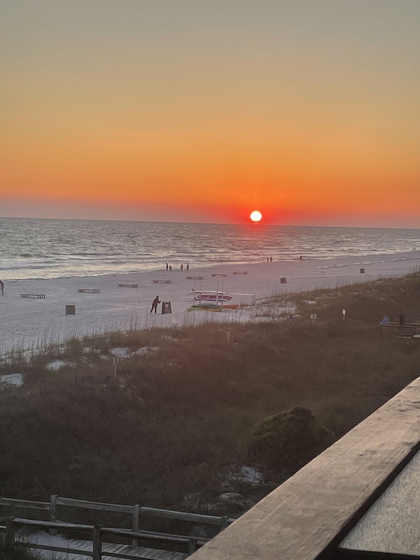 Watch the amazing sunsets from the balcony.
