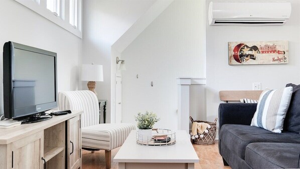 A bright, welcoming nook perfect for reading or relaxing.
