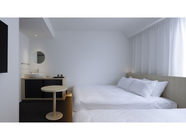 [Comfort wide twin] 23.3㎡/bed width 1,600mm This room can accommodate 1 to 4 people.