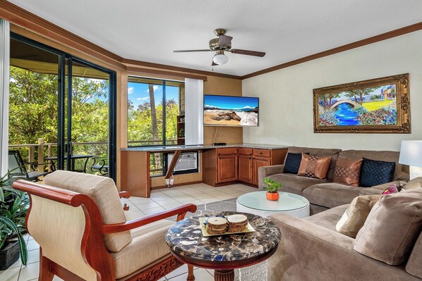 Living Room With Garden View