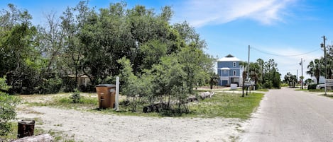 View of Beach Access from Lot Entrance