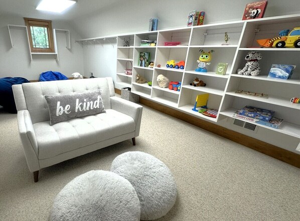 Secret play room off the bunk room- child approved