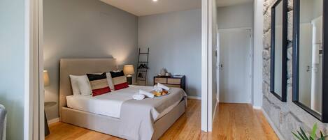 Relax in a peaceful bedroom, embraced by soothing ambiance and comforting amenities. #cozy #modern
