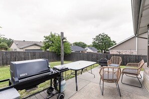 Backyard and Porch.