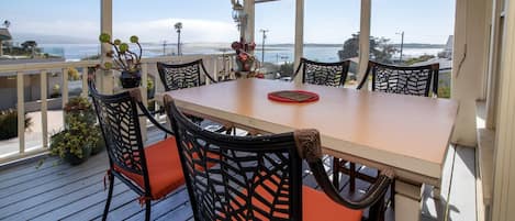  Expansive bay views offered from the upstairs balcony!