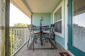 Outdoor dining for 4 on your private balcony!