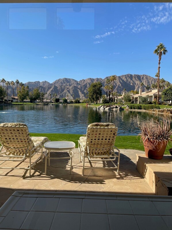 Your morning coffee view from our front Patio