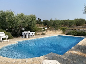 Large private pool