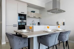 Kitchen counter area