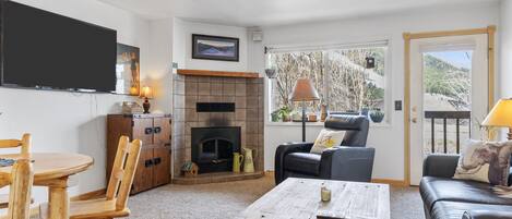 Living Room with Fireplace