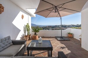 Beautiful balcony with a lovely view