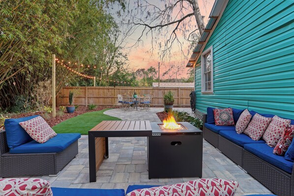 Backyard looking east.