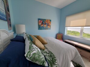 Master Bedroom with adjustable bed and water views