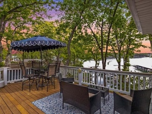 The main channel views across your protected cove are breathtaking!