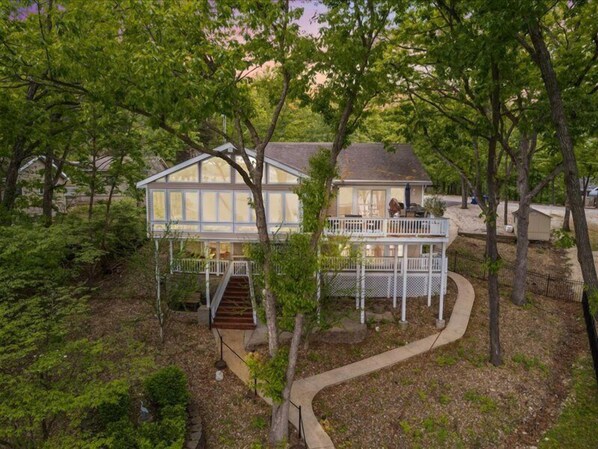This custom home offers amazing space and incredible views