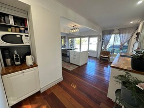 Kitchen with tea and coffee corner