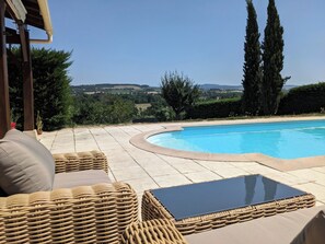 Private Pool with a view!