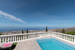 Sea views from pool terrace