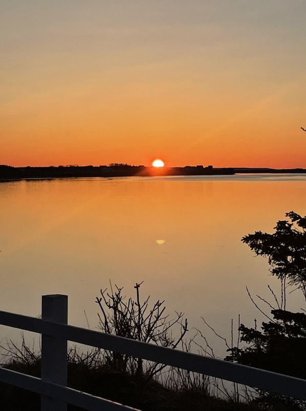 Sunset from property