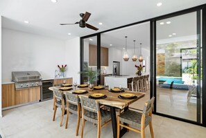 Ourdoor bbq Area