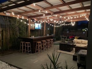 Outdoor bar