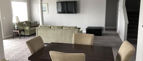 Furniture, Table, Indoors, Living Room, Dining Room