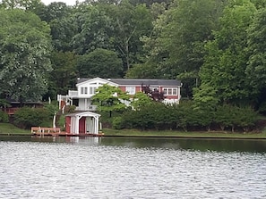 Back of house from lake