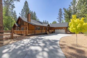 View of the cabin from the front