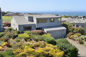 Large 2334 SF 3 bedroom 2.5 bath home on the 14th fairway of the Links at Bodega Harbour in the Bodega Harbour community in Bodega Bay