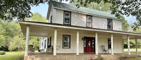 Sit back and relax on our beautiful wraparound porch!