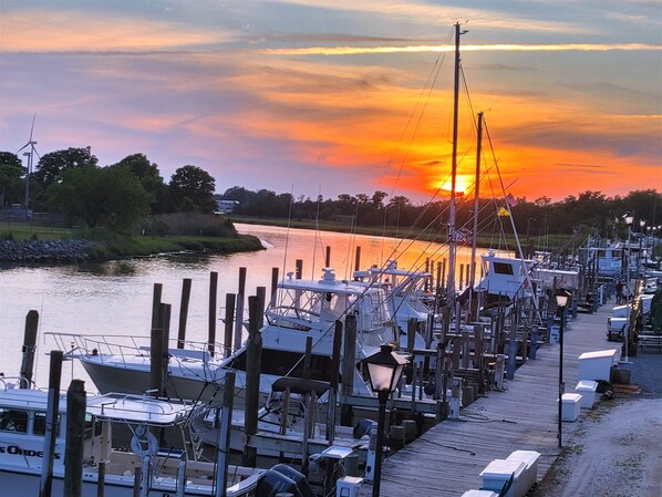 Spectacular Sunset over Lewes Harbour