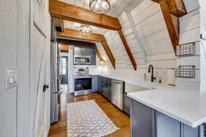 Newly renovated kitchen with new appliances