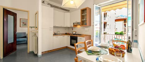 Kitchen and dining area