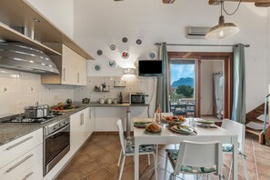 Kitchen and dining area