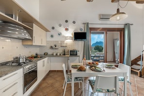 Kitchen and dining area