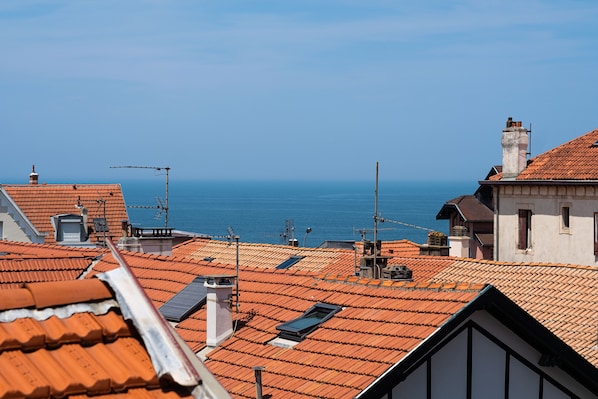 Blick von der Unterkunft