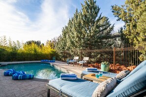 Swim in your own private pool (optionally heated)