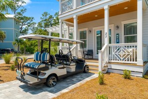 6 Seater Golf Cart Included with Rental!