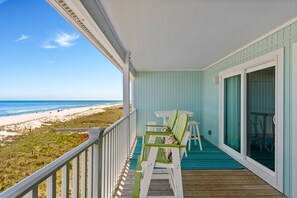 Beachfront Balcony