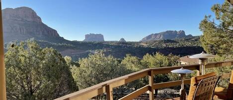 VIEW FROM THE FRONT PORCH