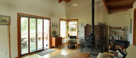 wood burning stove
